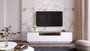 Hanah Home Soporte de TV Fr7-Aw Pino Atlántico y Blanco
